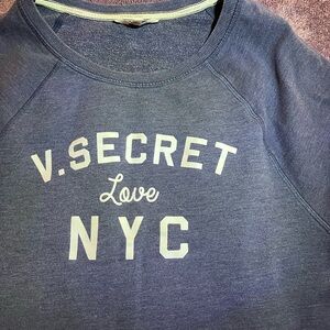Victoria's Secret Navy Blue Pullover Sweatshirt